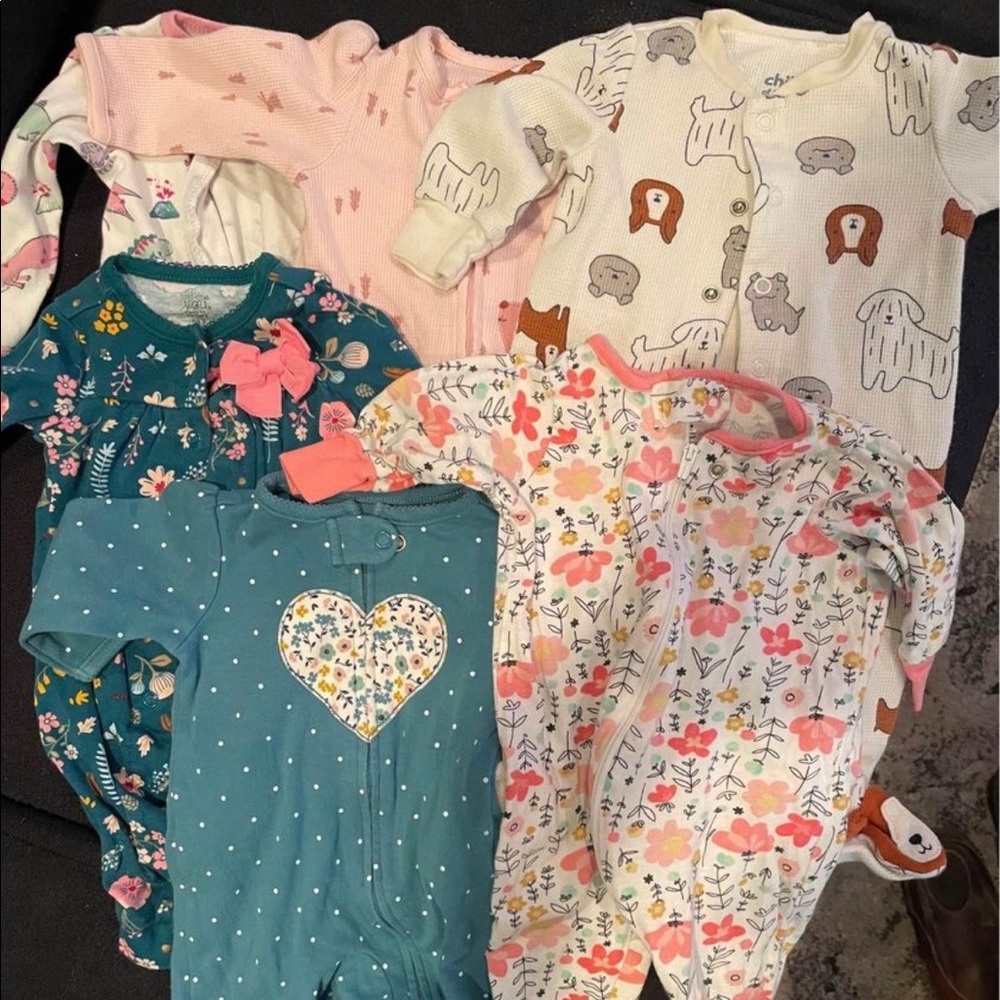 Newborn Girl Sleepers